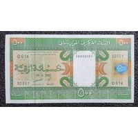 500 угий Мавритания 2002 г. UNC