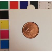 Финляндия 2 евроцента 2004 в холдере