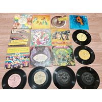 Пластинки советские маленькие лот 36шт