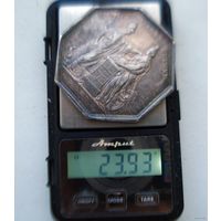 Серебряная медаль. Банк Франции. Год VIII (1799-1800).