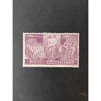 Польша 1939 Марка "Годовщина марша польского легиона" (чистая*, след от наклейки) Mi.356 каталог 1.50 евро