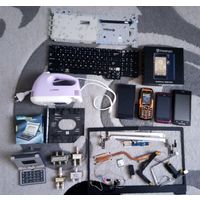 Сборный лот (телефоны, разветвители, миксер, часы и др) с 1 рубля