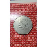 Ирландия 50 пенсов 1976