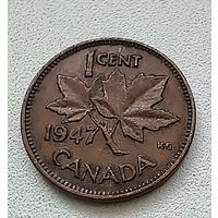 Канада 1 цент 1947  3-14-33