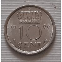10 центов 1966 г. Нидерланды