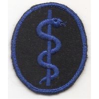 Нарукавный знак медика транспортной полиции ГДР