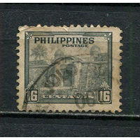 Филиппины - 1947 - Ворота Санта-Люсия 16С - [Mi.465] - 1 марка. Гашеная.  (Лот 21JT)-T25P3