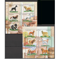 ЛЕСОТО ДОМАШНИЕ ЖИВОТНЫЕ ДОМАШНИЕ ЖИВОТНЫЕ СОБАКИ   MNH