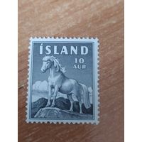Марка Исландии, лошадь.