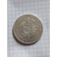 5 марок 1876 года. Ганновер