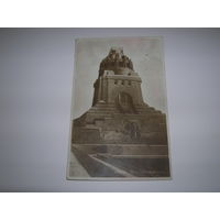 Открытка старинная начало XX в. Почта Пинск Германия Лейпциг Памятник Битве народов Подписана прошла почту