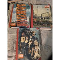 Журналы " Огонёк" 1954 год 52 шт полная подписка, продается одним лотом