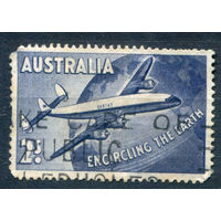 Австралия - 1958г. - авиация, авиапочта - 1 марка - полная серия, гашёная [Mi 281]. #3-WB-87-A-1