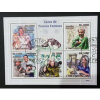 ФАУНА КОШКИ ПОРОДЫ КОШАК ЖИВОТНЫЕ     БЛОК  сто