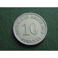 Германия 10 пфеннигов 1912 г. A.