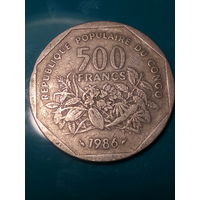 500 франков Камерун 1986 год.