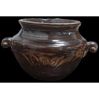 Горшок для тушения, керамический. Винтажный