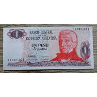 Werty71 Аргентина 1 песо 1983 - 1984 UNC банкнота