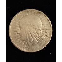 2 злотых 1933 г.  Польша.  Ядвига.  Серебро