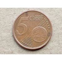 Германия 5 евроцентов, 2004 "G". (Н)