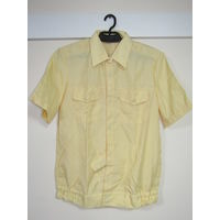 Состояние. Не ношенная. Рубашка безрукавка кремовая офицера ВМФ. Военно-морской флот. Оригинал. Ретро СССР 1991 г.