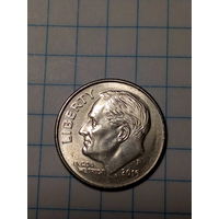 10 центов США 2015 Р год