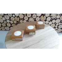 Подсвечники деревянные Дуб