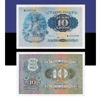 [КОПИЯ] Эстония 10 крон 1940г. водяной знак