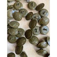 Уже редкие БОЛЬШИЕ пуговки СКЛАДСКИЕ !!! на полевые кителя и куртки-бушлаты-МЕТАЛЛ! Цена за 1.