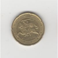 20 евроцентов Литва 2015 Лот 0622