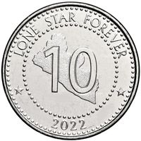 Либерия 10 долларов, 2022 UNC