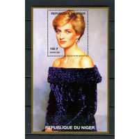 Нигер - 1998 - Принцесса Диана - [Mi. 1431ms] - 1 блок. MNH.  (Лот 84HQ)-TG3P3