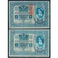 Австро-Венгрия, 1000 крон 1902 год.