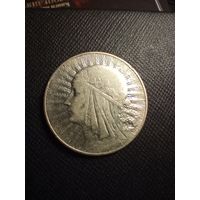 5 злотых 1933 "Ядвига"