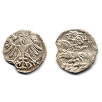 Денарий 1552, Жигимонт Август, Вильно. Достаточно редкий, RR (R3)!