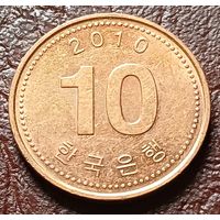 Южная Корея 10 вон, 2010    ( 1-2-4 )