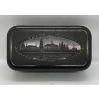 Бакелитовая коробка 1950-х СССР. Соцреализм