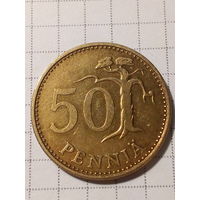 50 пенни Финляндия 1973 год