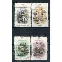 Австралия - 1981г. - золотая лихорадка - 4 марки - полная серия, гашёные [Mi 749-752]. #3-WB-89-KS-2