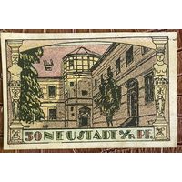 Нотгельд 50 пфеннигов 1921 год. Нойштадте-на-Рюбенберге,. Веймарская республика