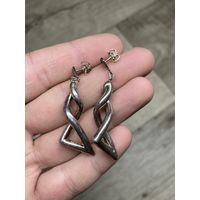 Серьги серебро 925 винтаж