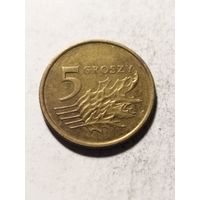 Польша 5 грош 2007