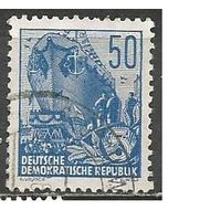 ГДР. Пятилетка. Кораблестроение. Стандарт. 1957г. Mi#584.