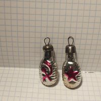 Елочная игрушка Малютка 9 СССР, стекло, цена за одну