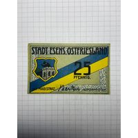 Нотгельд 25 пфеннигов Германия -3012