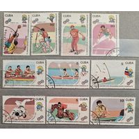 РАСПРОДАЖА КОЛЛЕКЦИИ. Куба. марки "спорт. 11-е ПанАмериканские игры Гавана--91"