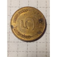 5 Пфеннигов ФРГ 1978 год J
