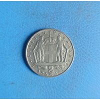 Греция 2 драхмы 1966 год король Константин