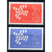 Франция - 1961г. - Europa CEPT - 2 марки - полная серия, MH [Mi 1363-1364]. #2-Fr-63-A-1