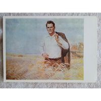 Соцреализм. Сизиков. Бригадир механизаторов Федорченко